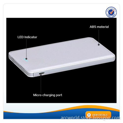 AWC933 OEM Li-ion Battery Charger 3.7v Build-in Micro Charger Cable 5000mAh Samsung Mobile Charger
